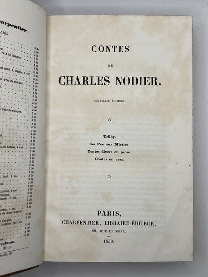 The Tales of Charles Nodier 1840