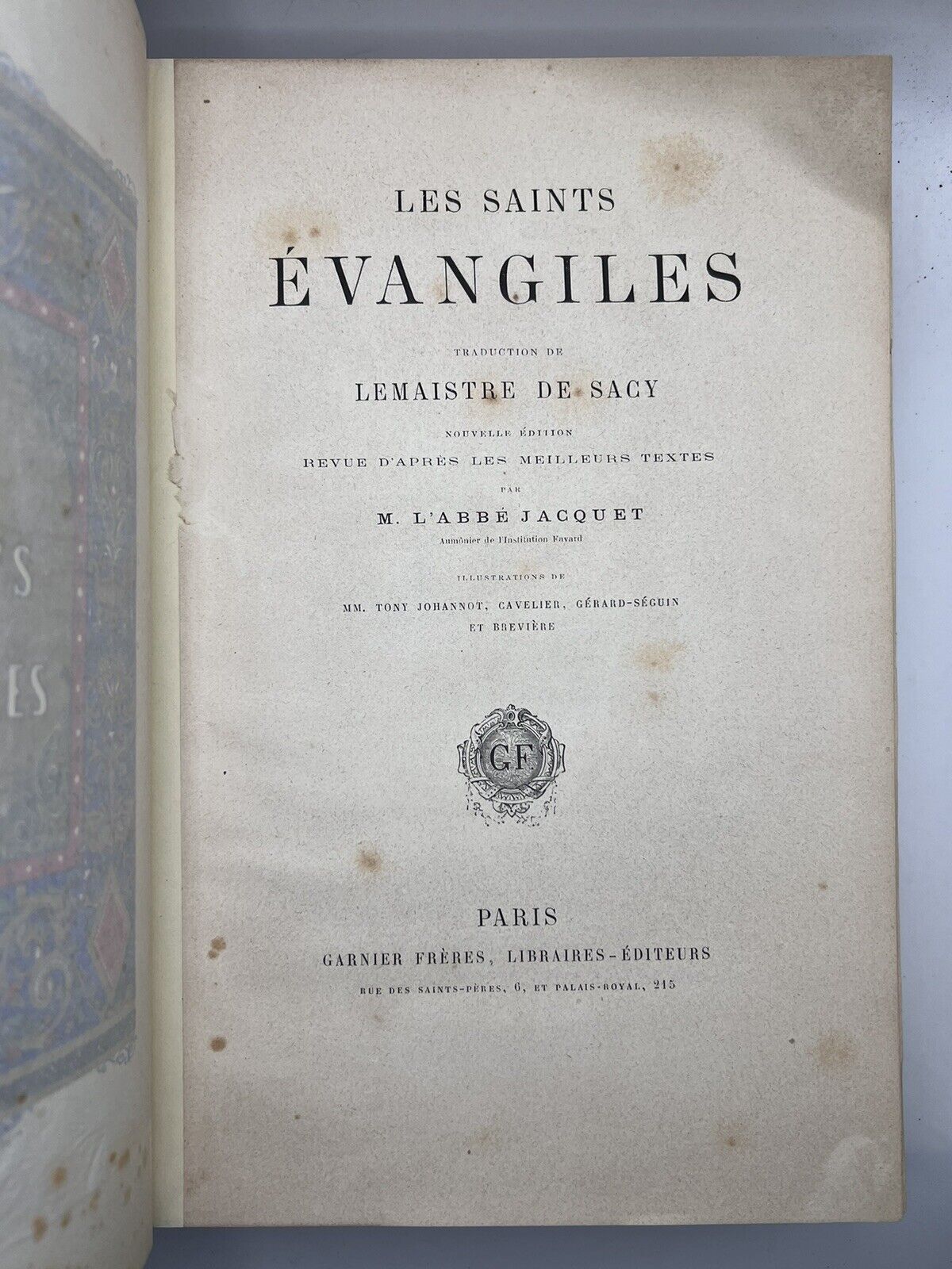 Les Saints Evangiles 1866