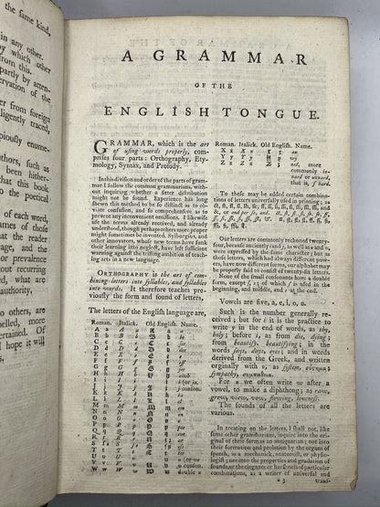 A Dictionary of the English Language by Samuel Johnson 1794