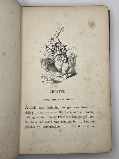 Alice's Adventures in Wonderland by Lewis Carroll 1866 First Edition