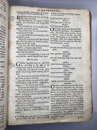 Antique King James Bible 1670; Cambridge Hayes Bible