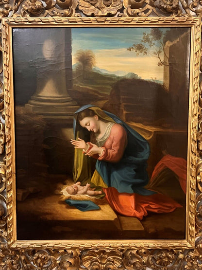 The Adoration of the Christ Child after Antonio da Correggio