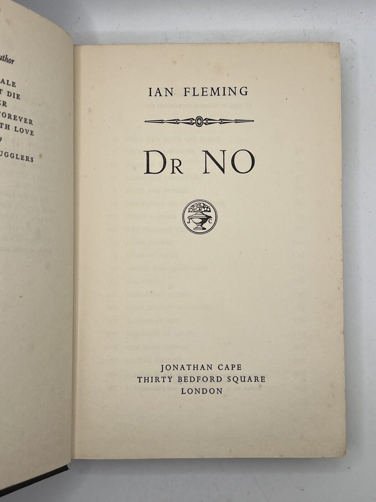 Dr No by Ian Fleming 1958 First Edition Second Impression in Original Dust Jacket