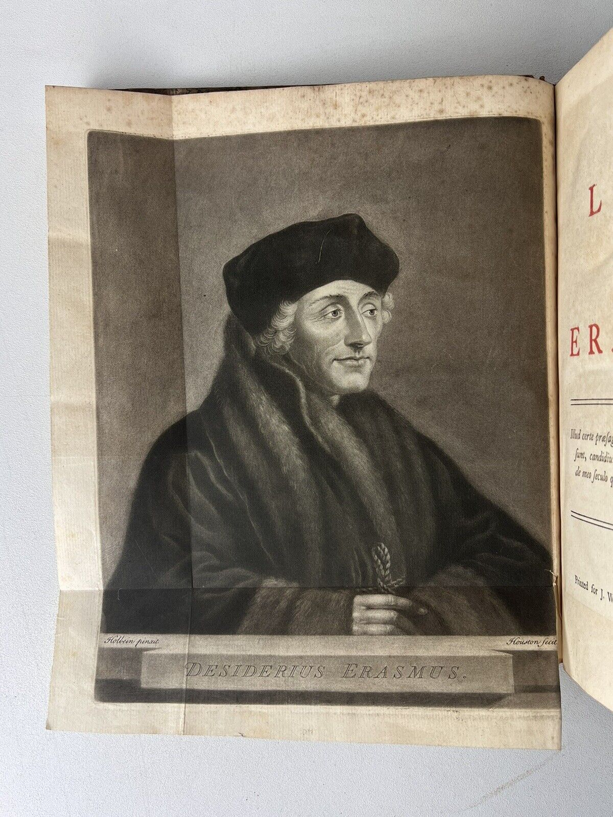 The Life of Erasmus 1758-60 First Edition