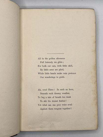 Alice's Adventures in Wonderland by Lewis Carroll 1867 First Edition in Original Cloth