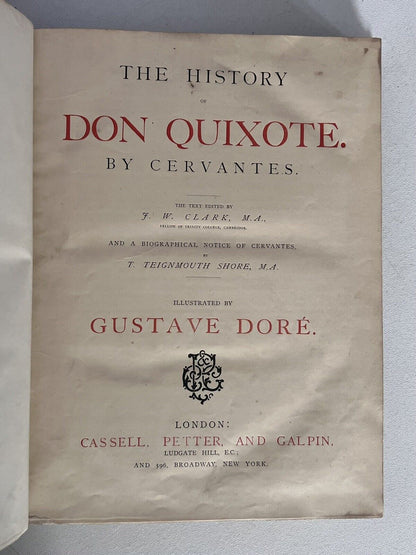 Don Quixote by Miguel de Cervantes c.1870 Gustave Dore