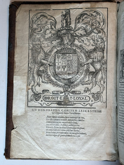 Trilingual Latin-Greek-English Lexicon by Guillaume Morel 1583