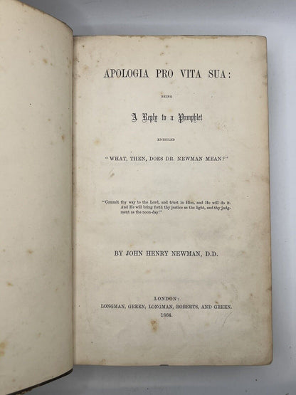 Apologia Pro Vita Sua by John Henry Newman 1864 First Edition