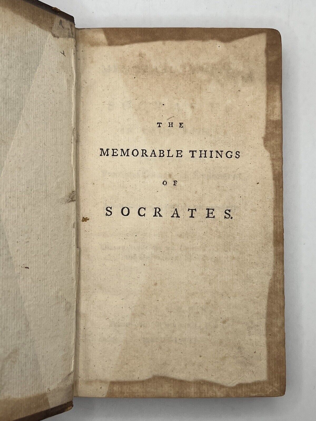 The Memorable Things of Socrates from Xenophon 1757