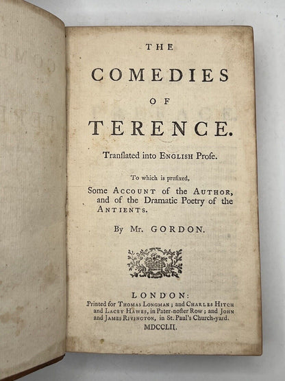 The Comedies of Terence 1752