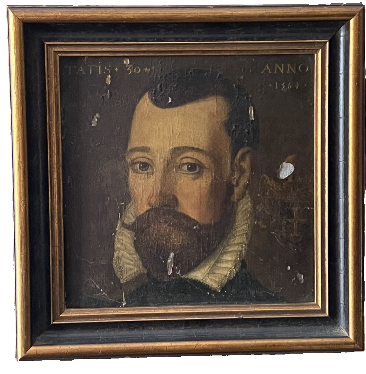 Portrait of a Gentleman c.1564; English School - perhaps Sir Francis Walsingham