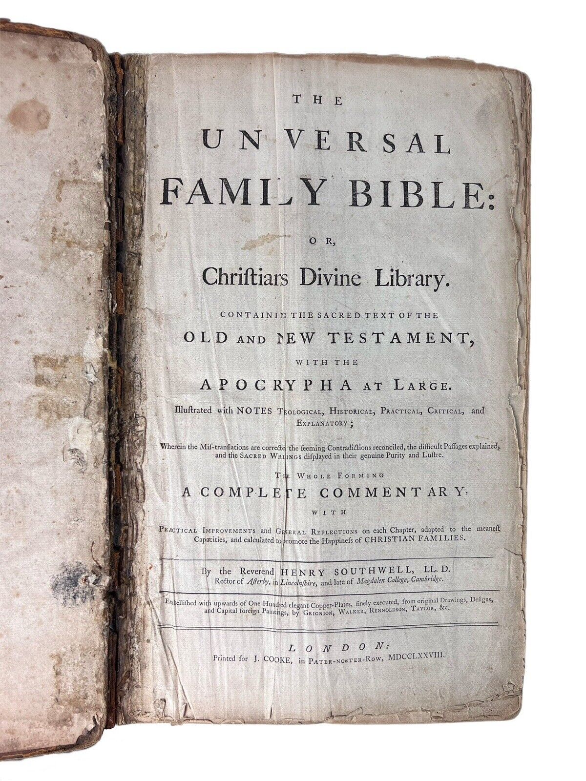 The King James Bible 1778