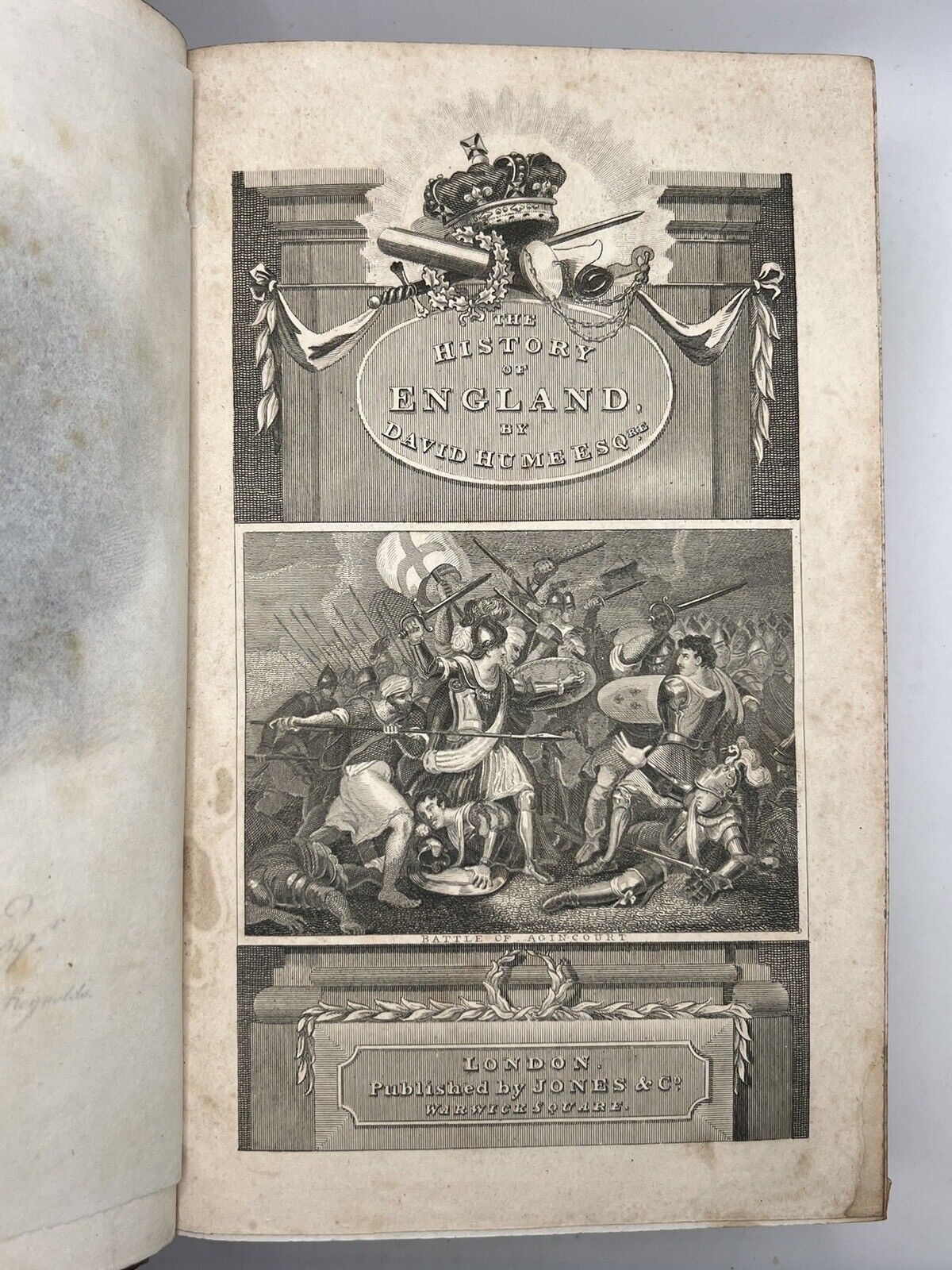 The History of England by David Hume, Tobias Smollett, & Miller 1826