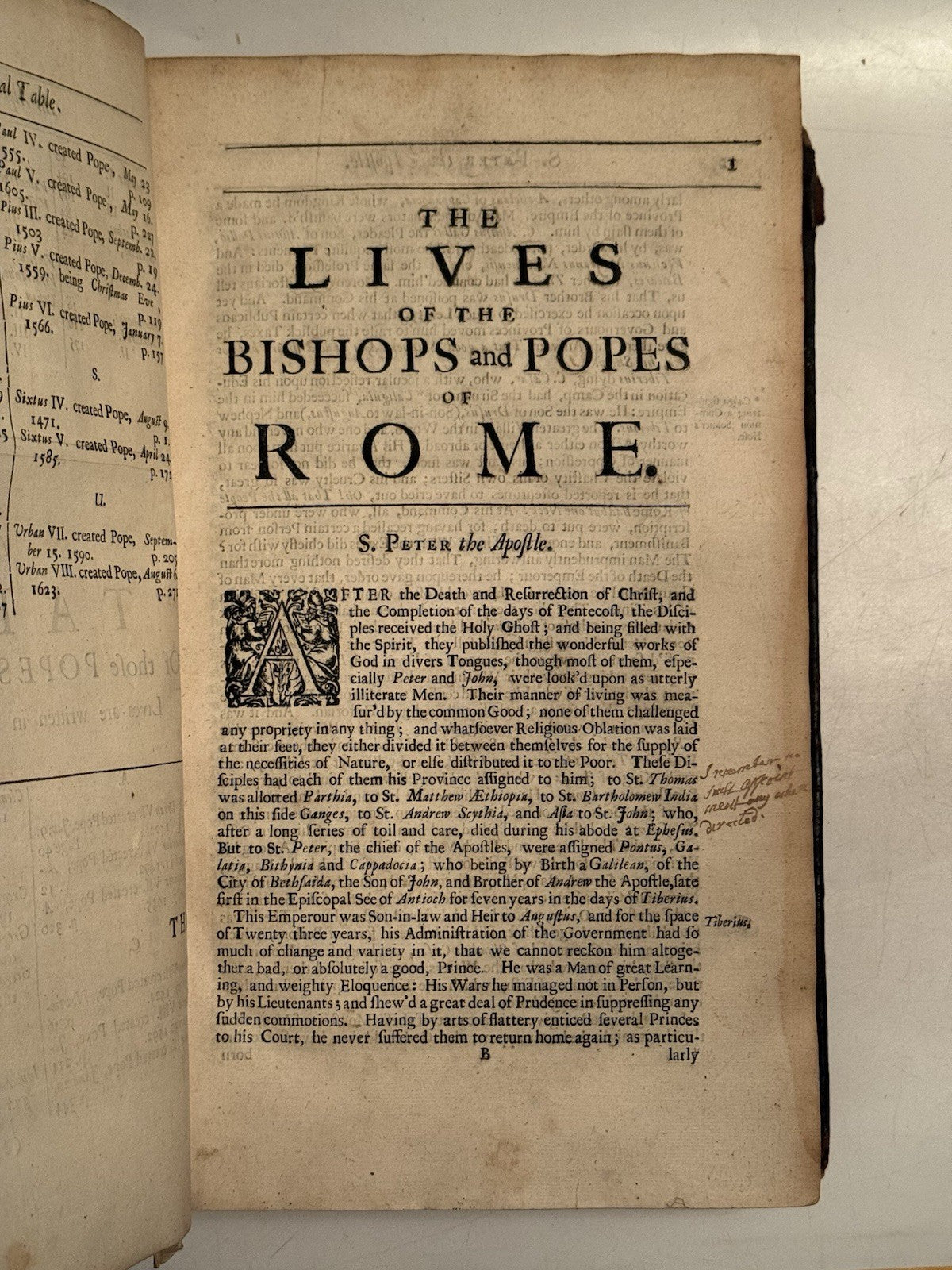 Platina's Lives of the Popes 1688 Second English Edition
