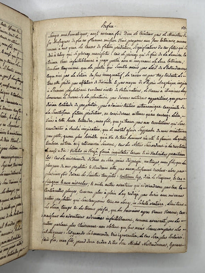 The Prophecies of Nostradamus c.1790 Handwritten Manuscript