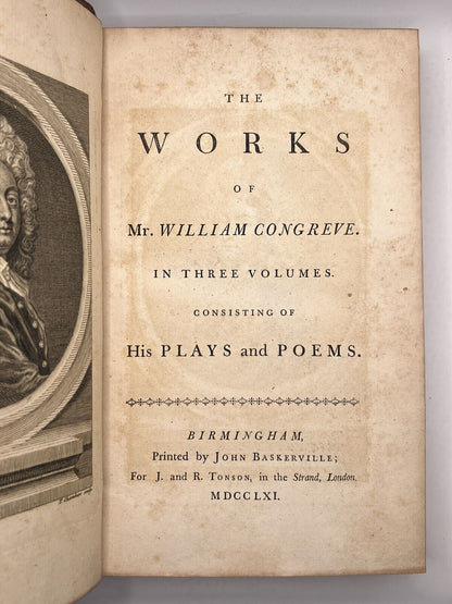 The Works of William Congreve 1761