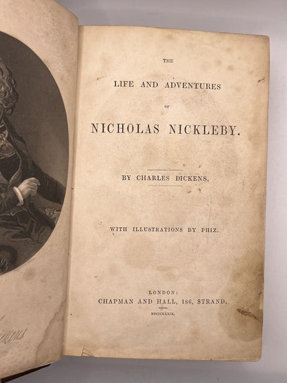 Nicholas Nickleby by Charles Dickens 1839 First Edition