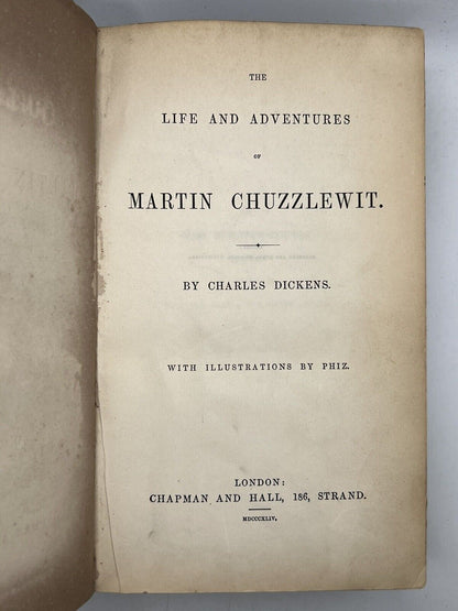 Martin Chuzzlewit by Charles Dickens 1844 First Edition