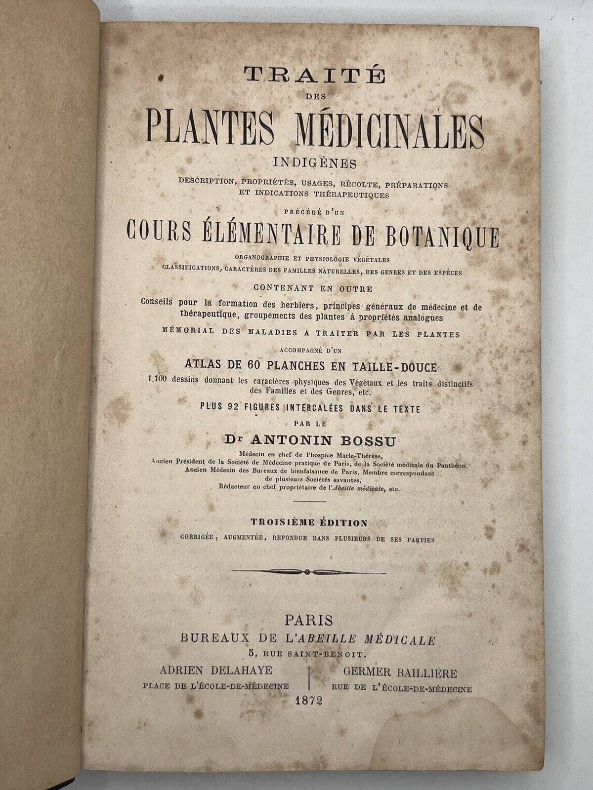 Medical Plants 1872