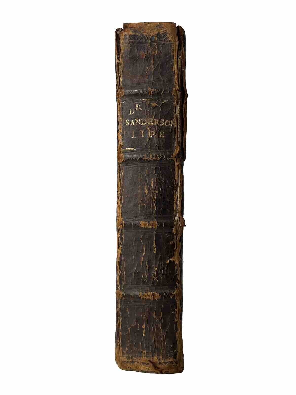 The Life of Dr. Sanderson by Izaak Walton 1678 First Edition