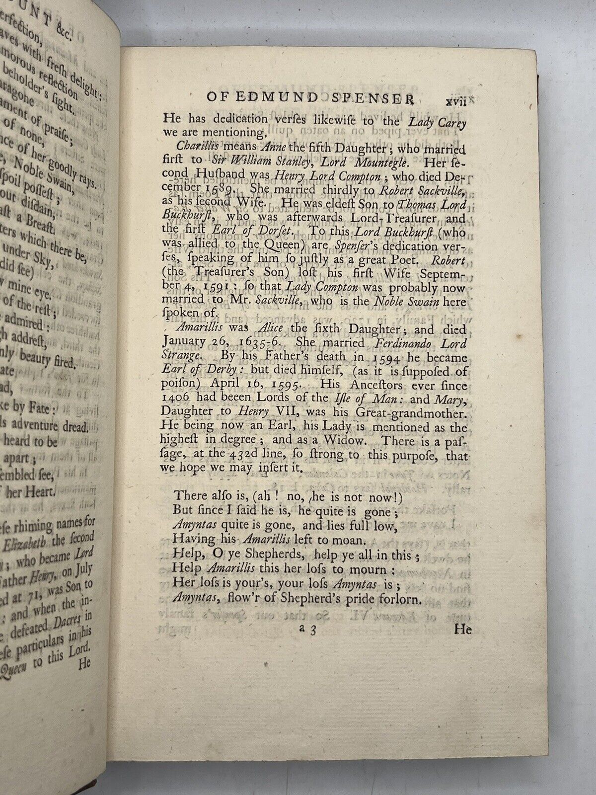 The Faerie Queene by Edmund Spenser 1758 Important Edition