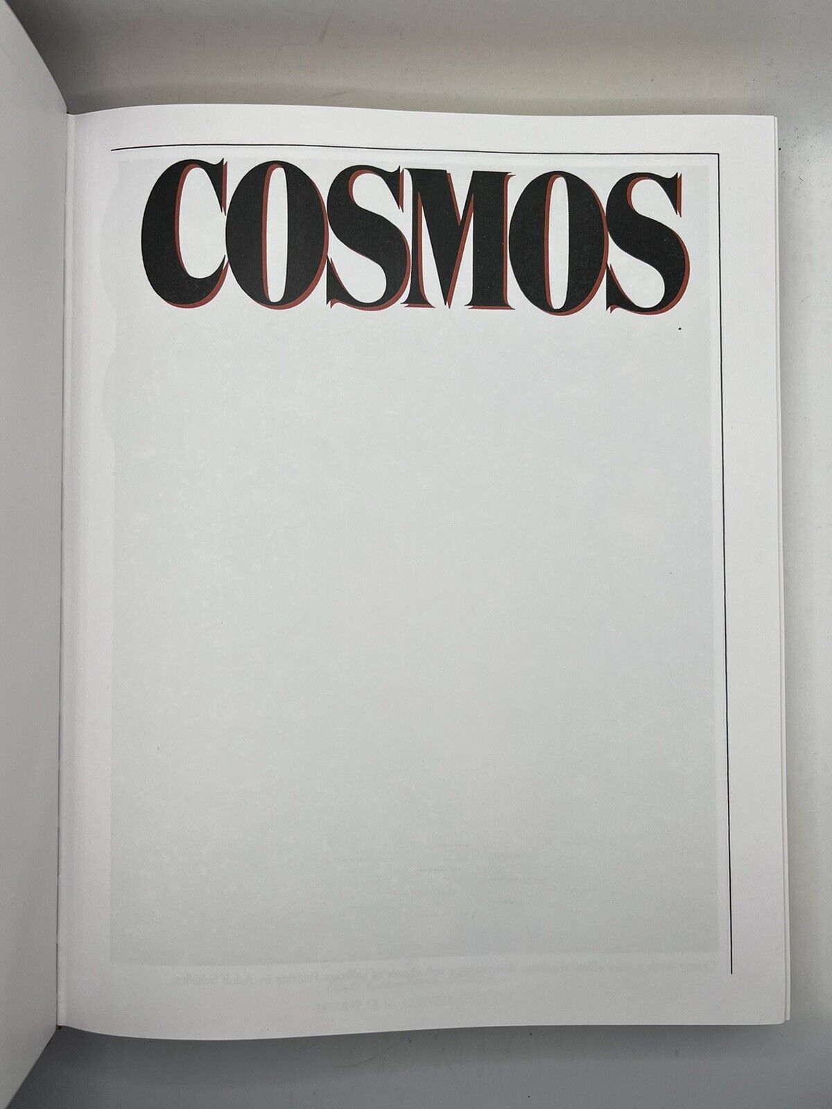 Cosmos by Carl Sagan 2002 Easton Press