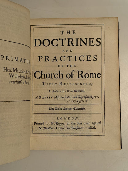 1685-8 Anglican vs Catholic Debate Sammelband