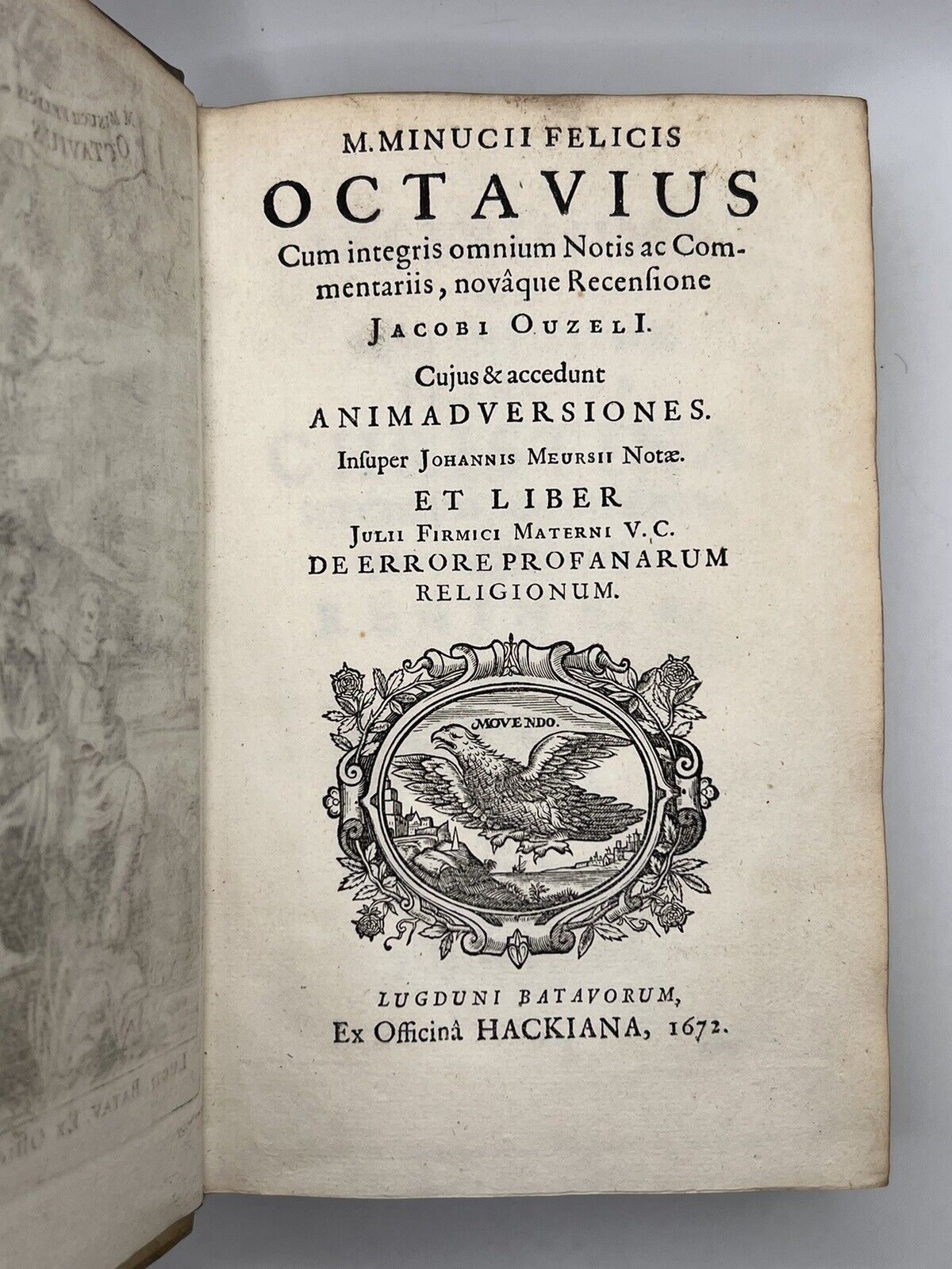 The Octavius by Marcus Felix 1672