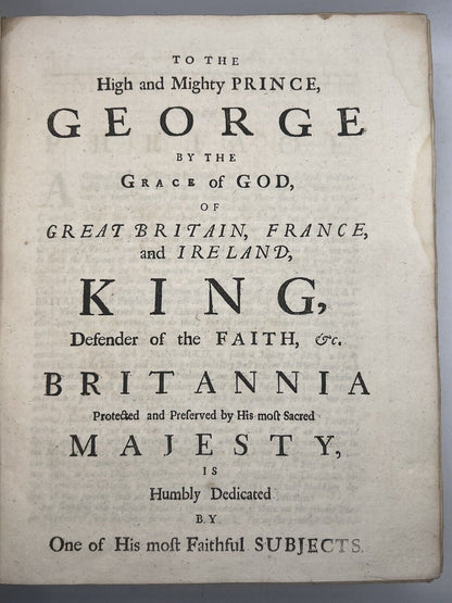 Magna Brittania 1720-31 First Edition