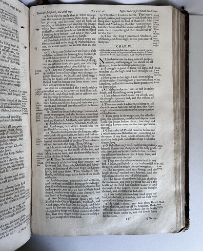 Antique King James Bible 1674