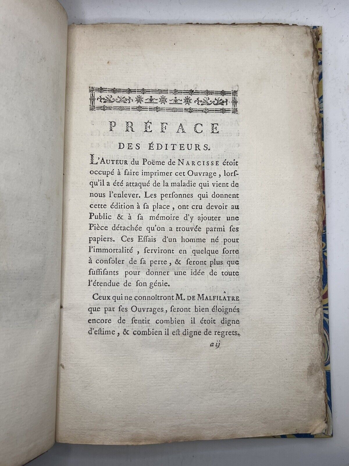 Narcisse Dans L'Isle De Venus 1769 First Edition