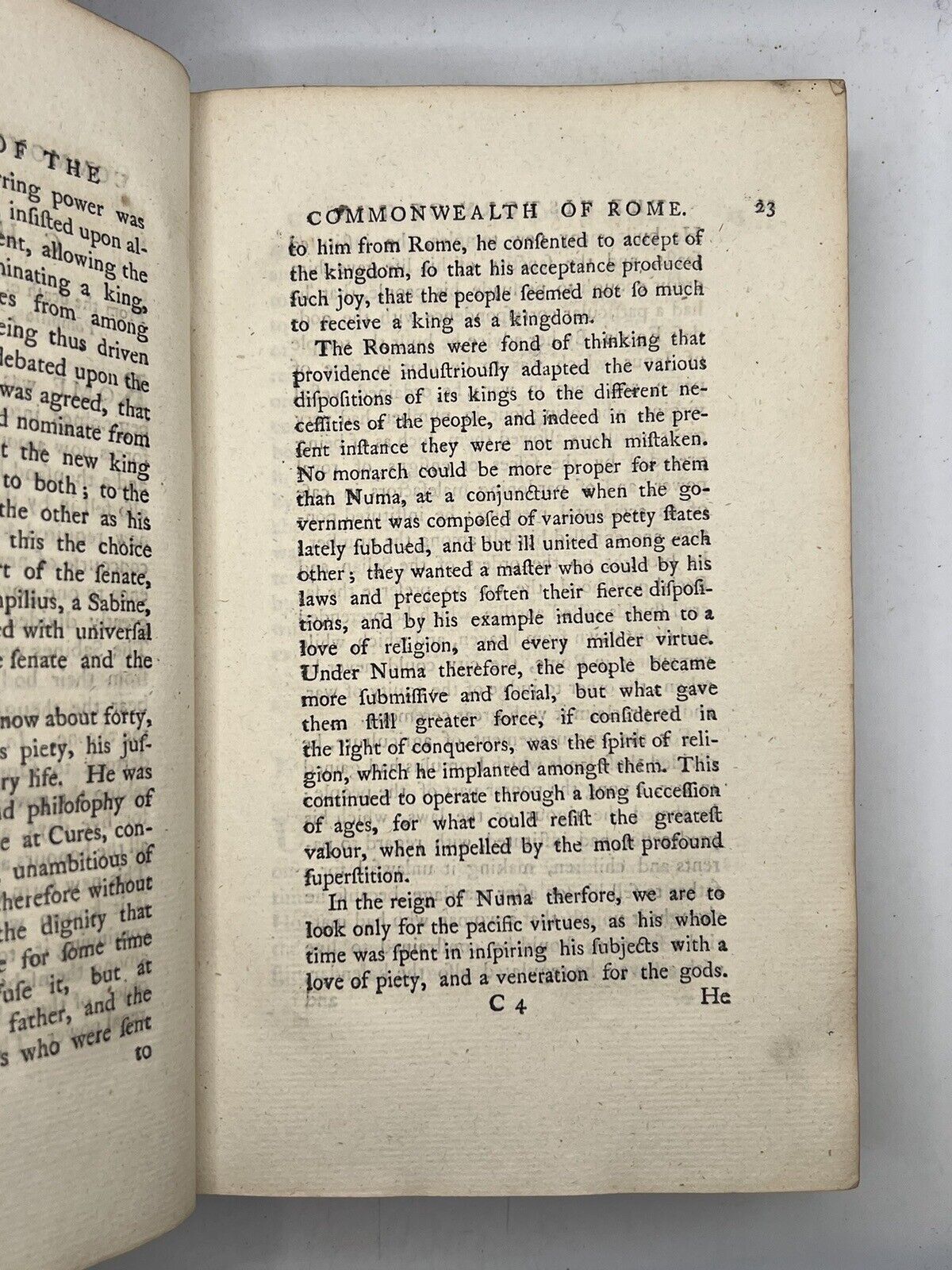 The History of Ancient Rome by Oliver Goldsmith 1769 First Edition