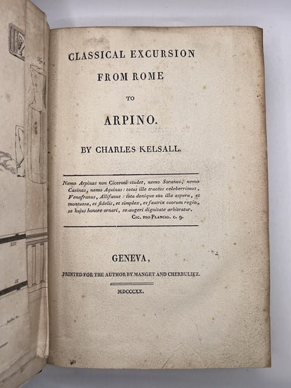 Classical Excursion from Rome to Arpino by Charles Kelsall 1820