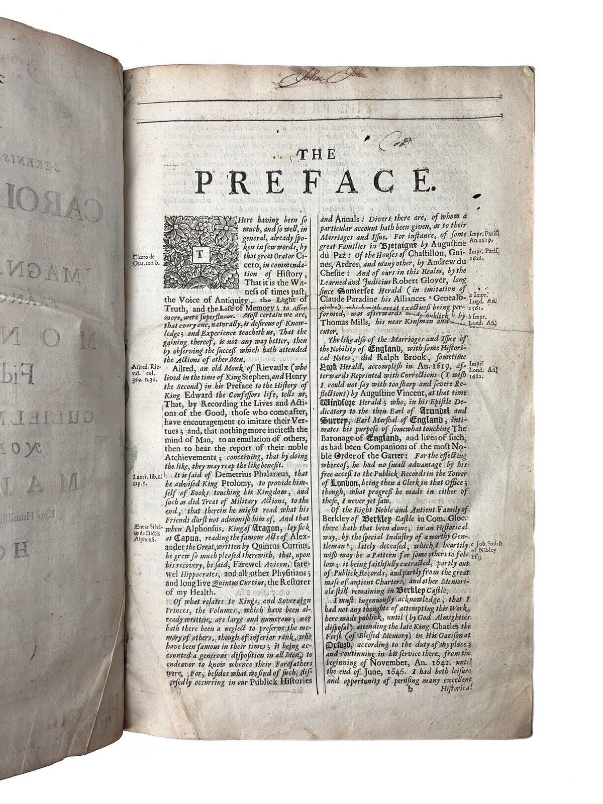 The Baronage of England by William Dugdale 1675 First Edition