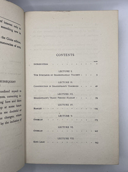 Lectures on Shakespearean Tragedy by A. C. Bradley 1919