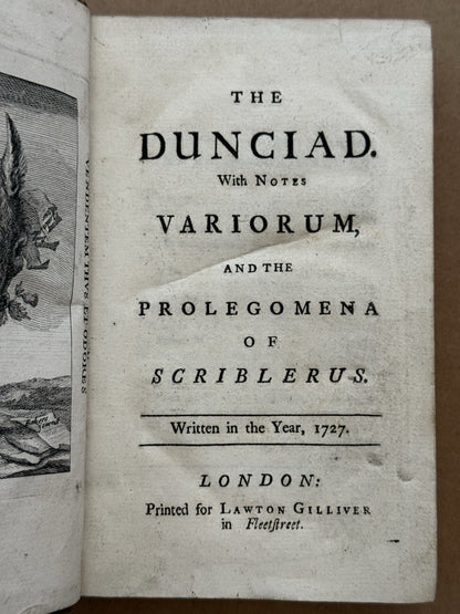 The Dunciad by Alexander Pope 1732