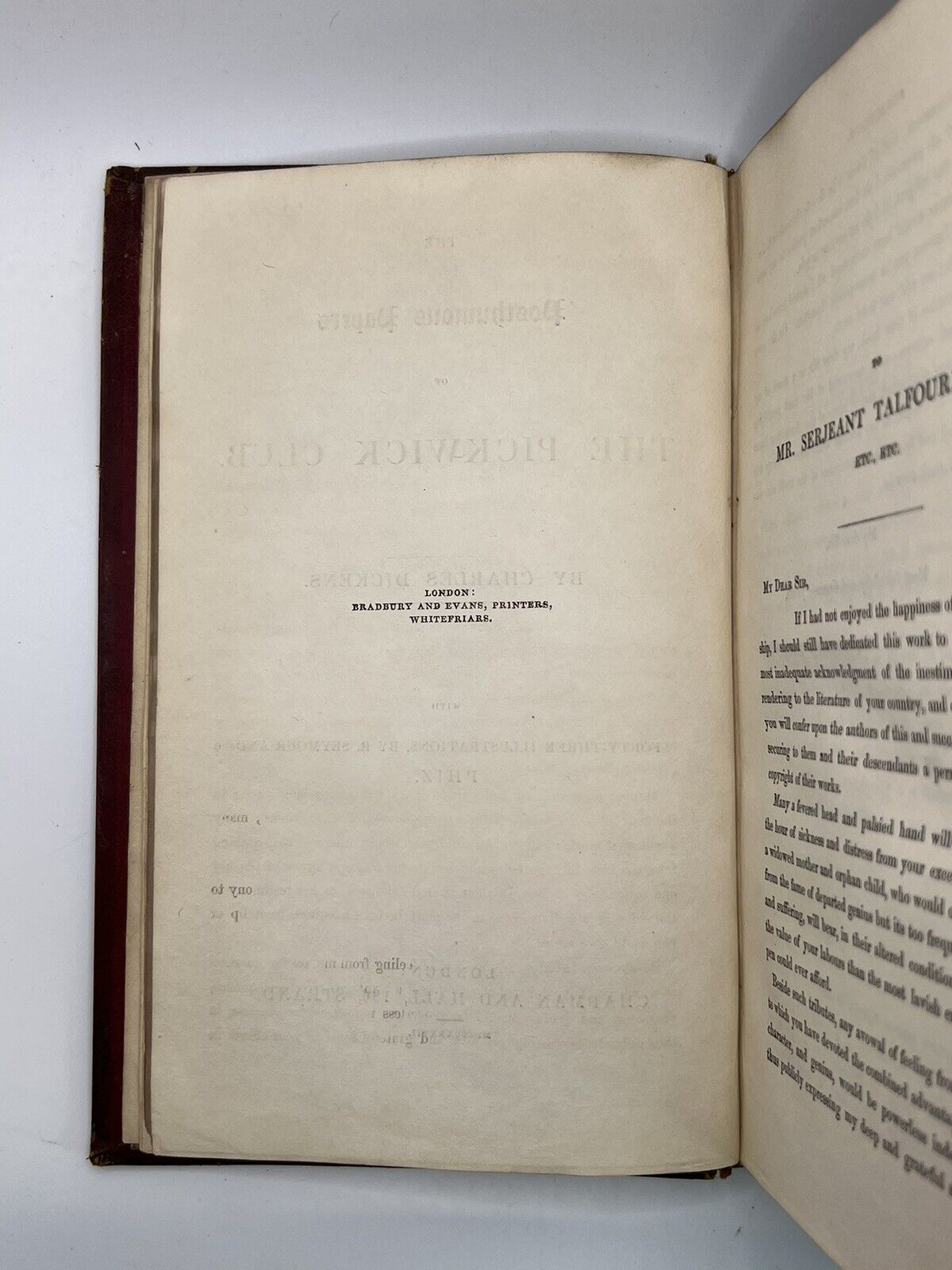 The Pickwick Papers by Charles Dickens 1837 First Edition