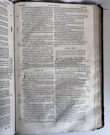 Antique King James Bible 1674