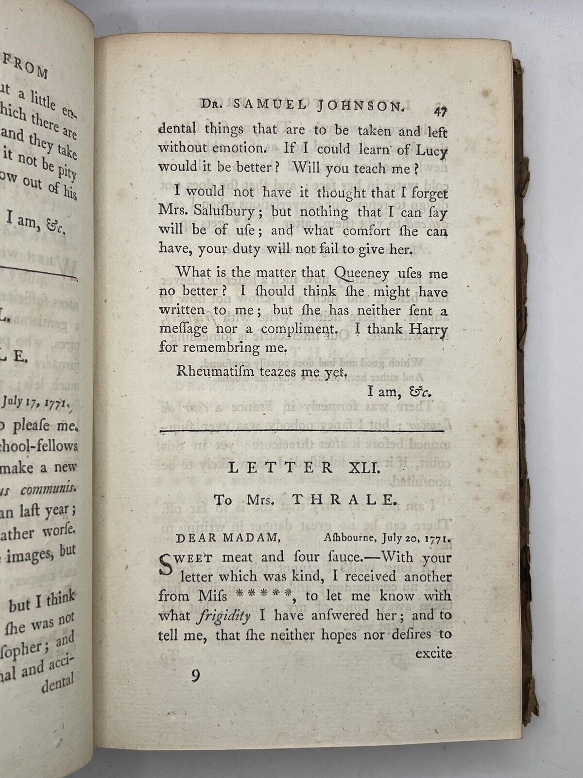 The Letters of Samuel Johnson 1788