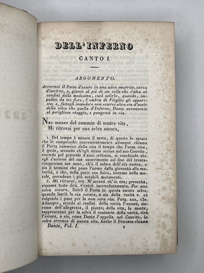 The Divine Comedy of Dante Alighieri 1829