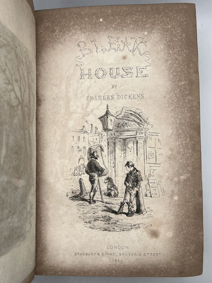 Bleak House by Charles Dickens 1853 First Edition First Impression