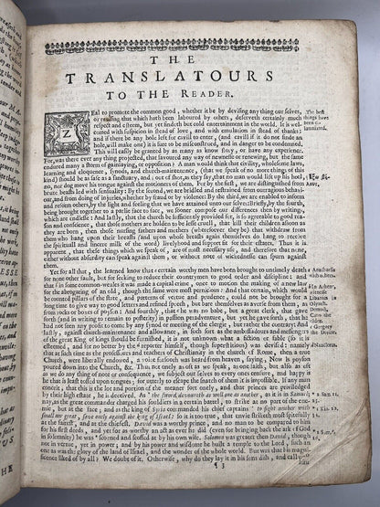 The King James Bible 1653-4