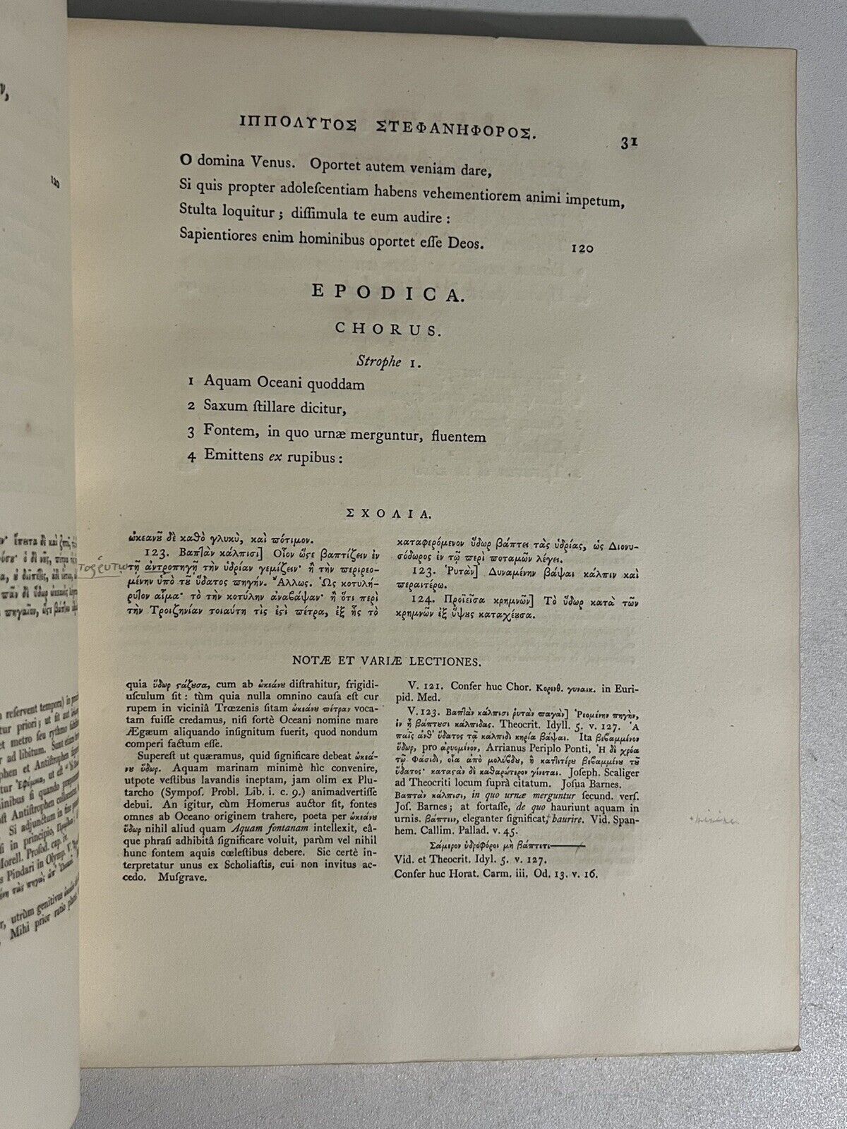 Euripides 1796 The Clarendon Press, Chatsworth Copy