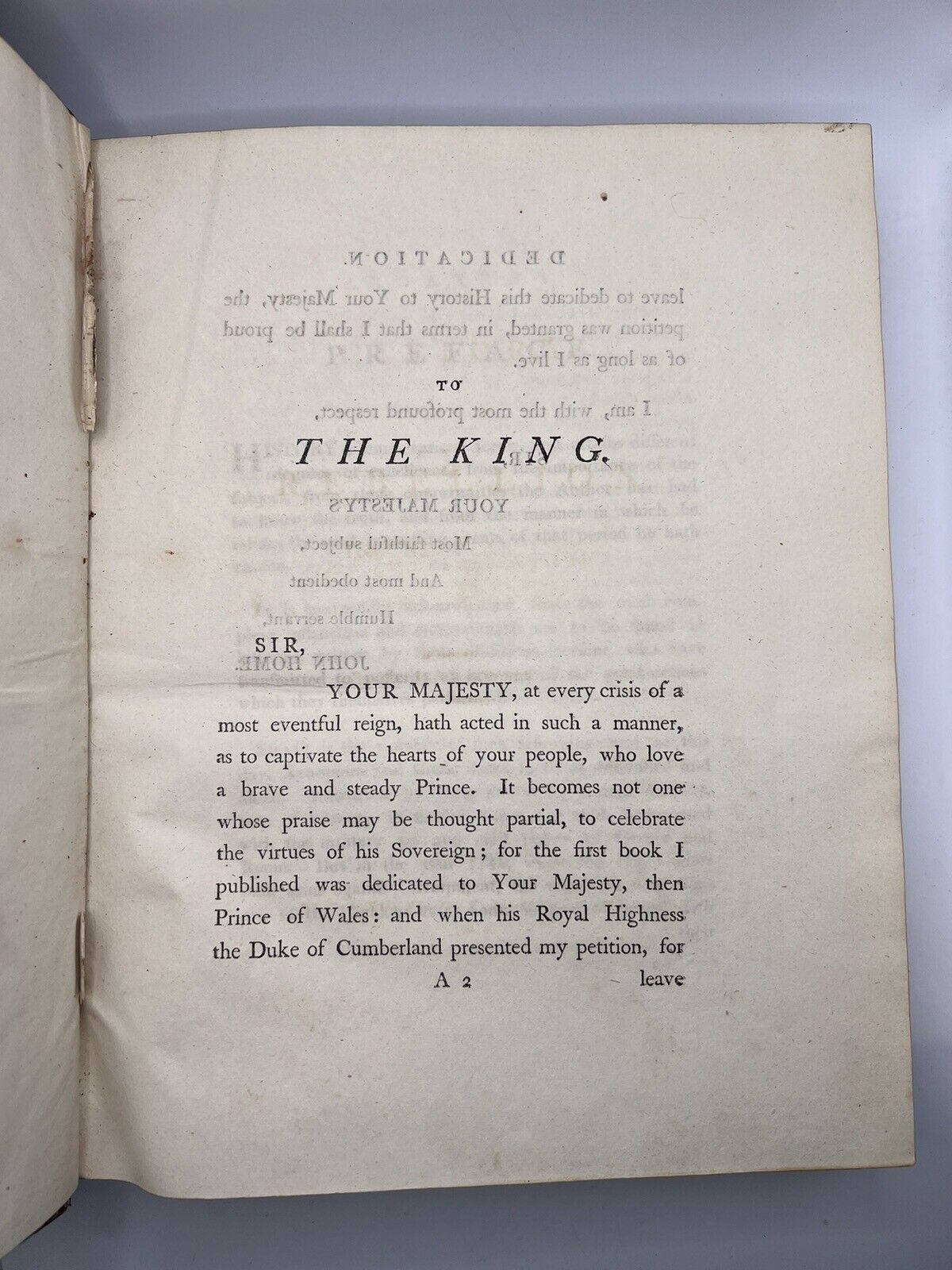 The History of the Rebellion by John Home 1802 First Edition