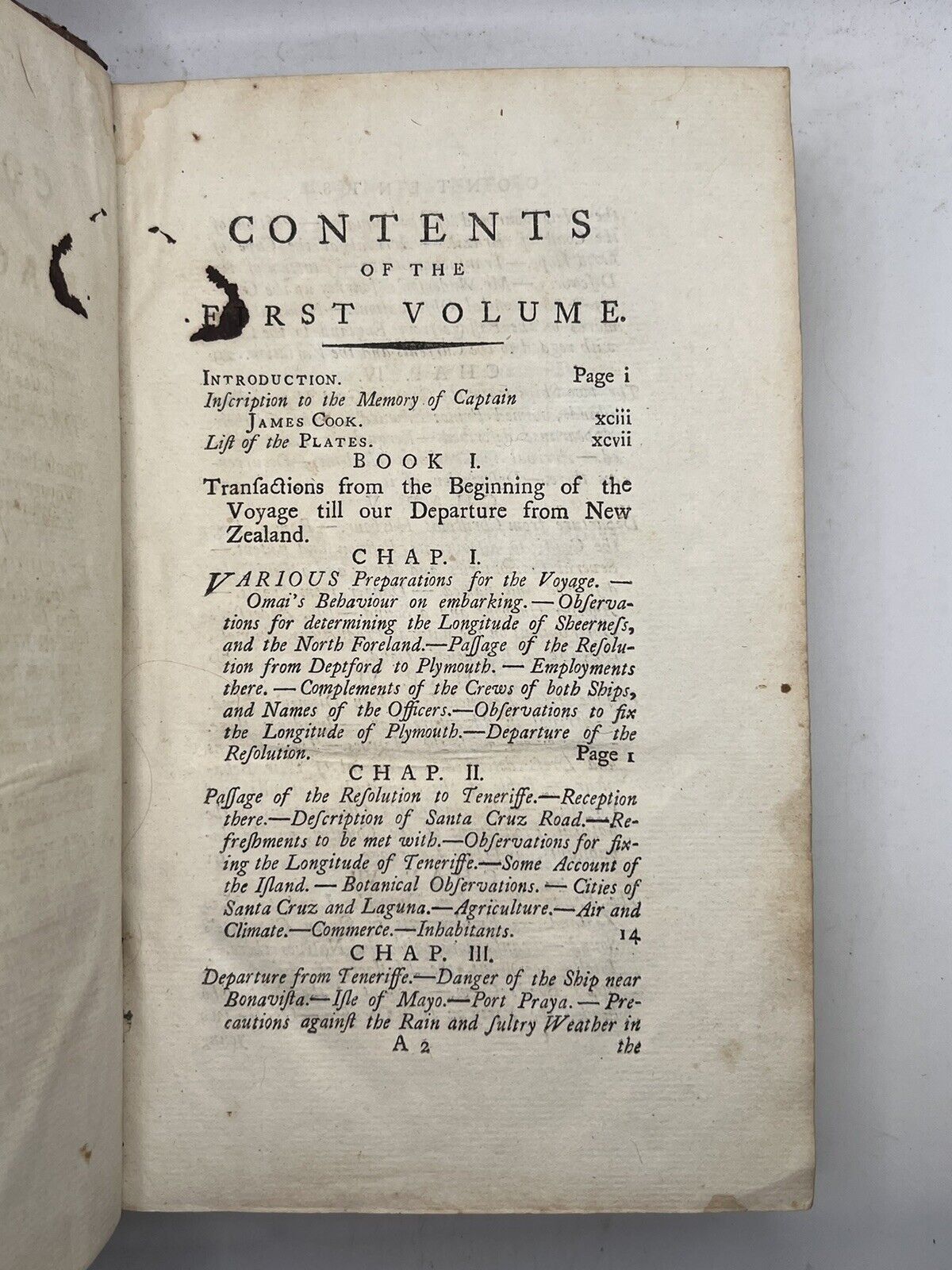 Captain Cook's Third Voyage 1784 First Edition Thus