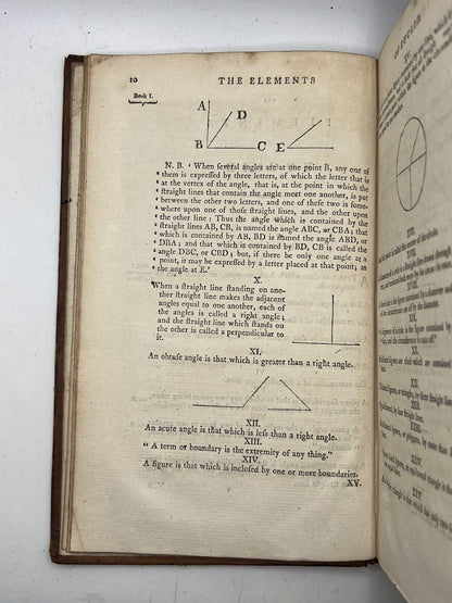 The Elements of EUCLID 1799 Simson English Edition