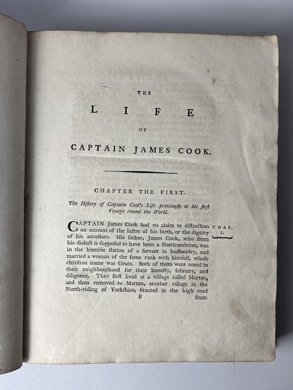 The Life of Captain James Cook by Andrew Kippis 1788 First Edition