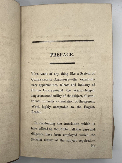 Lectures on Comparative Anatomy by William Ross 1802