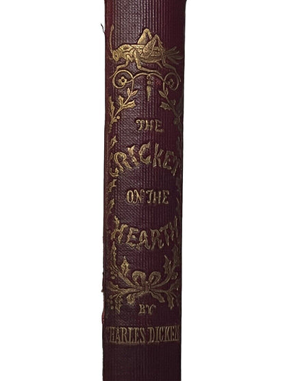 The Cricket on the Hearth by Charles Dickens 1846 First Edition Original Cloth