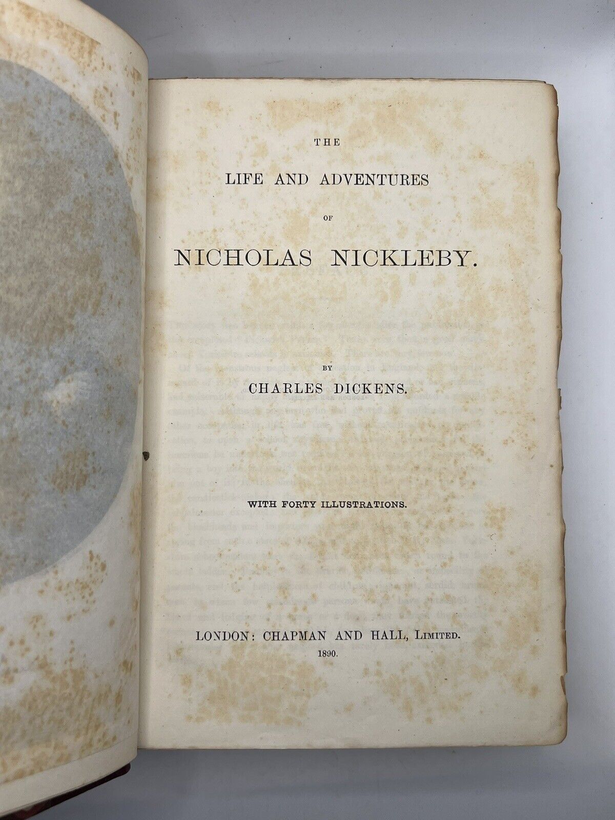 Nicholas Nickleby by Charles Dickens 1890